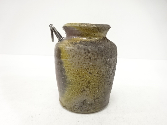  備前焼　出井尚文造　掛花入